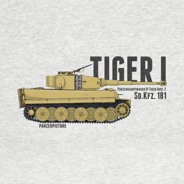 Tiger I Late by Panzerpicture